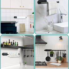 Load image into Gallery viewer, Adhesive Kitchen Paper Towel Holder – Tissue Hanger &amp; Napkin Rack
