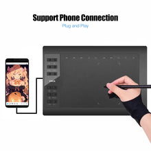 Load image into Gallery viewer, 10x6 Inch Professional Graphics Drawing Tablet 12 Express Keys with for Windows Mac for Painting Designing Online Course
