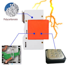 Load image into Gallery viewer, Solar Power Surge Protector Surge Protective Device SPD Arrester Low Voltage House 1/2/3/4 Pole Surge Voltage Protection 40/60KA
