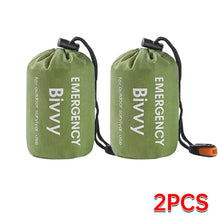 Load image into Gallery viewer, Emergency Sleeping Bag Lightweight Waterproof Outdoor First Aid Kit Waterproof Compression Backpack Hiking Camping Bedding
