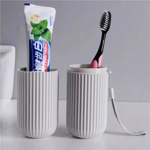 Load image into Gallery viewer, Portable Toothbrush &amp; Toothpaste Holder – Travel Storage Organizer
