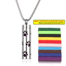 Load image into Gallery viewer, Stainless Steel Aromatherapy Necklace – Oil Diffuser Pendant
