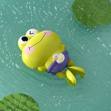 Load image into Gallery viewer, Children's Bath Toys - Clockwork Floating &amp; Swimming Frogs | Fun &amp; Safe for Kids

