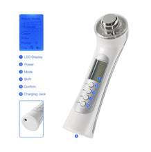 Load image into Gallery viewer, Ultrasonic Ion Facial Massager - Photon Rejuvenation &amp; EMS Microcurrent, Portable Vibration Skin Care Device for Home Use
