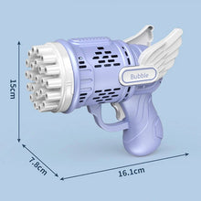 Load image into Gallery viewer, Bubble Gun Kids Toys Rocket 32 Holes Soap Bubbles Machine Gun Shape Automatic Blower With Light Outdoor Toy Gifts Party
