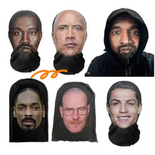 Load image into Gallery viewer, New 3D Printed Funny Mask Elastic Mesh Disguise Full Face Mask for Men Women Cosplay Headwear Hip Hop Fashion Hood Hat Headgear

