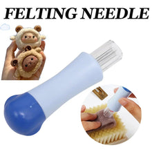 Load image into Gallery viewer, Felting Needle Tool with 7 Needles - DIY Starter Kit for Wool Crafts
