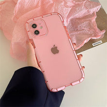 Load image into Gallery viewer, Luminous Shockproof Bumper Phone Case For iPhone 11 14 Pro Max 12 11 13 Pro Max X XR XS Max Transparent Back Cover  Full Bumper Case Strong Classic Phone Case
