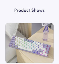Load image into Gallery viewer, AJAZZ AK680 Mechanical Keyboard ABS Keycap 68 Keys Wired Wireless Bluetooth Gamer Keyboard Hot Swap Custom Gasket for Pc Laptop
