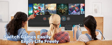 Load image into Gallery viewer, For Nintendo Switch OLED Game Switcher One-key Fast Switching Multi Gaming Card Reader 5M Wireless Control NS Accessories
