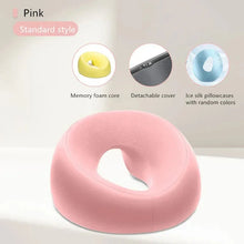 将图片加载到图库查看器，Face Down Memory Foam Pillow – Ergonomic Desk Nap &amp; Massage Pillow for Prone Resting, Travel &amp; Home Use
