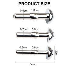 Load image into Gallery viewer, Stainless Steel Metal Urethral Sound Catheter Penis Stimulation Urethral Dilator Insert Sounding Rod Adult Sex Toy For Men
