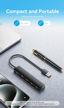 Load image into Gallery viewer, Vention Usb Hub 4 Port ABS Hub USB 3.2 10Gbps for Laptop Multi Splitter Adapter For Xiaomi Macbook PC Computer Accessories
