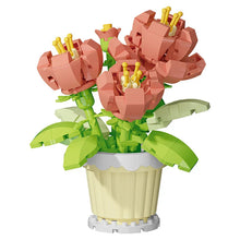 Load image into Gallery viewer, Building block flower potted plant assembly toy decoration micro particle plant potted plant children's toy gift
