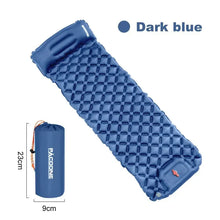 Load image into Gallery viewer, Ultralight Camping Inflatable Mattress with Built-In Pump &amp; Pillow
