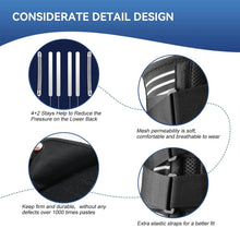将图片加载到图库查看器，Back Brace Immediate Relief from Back Pain,Sciatica - Breathable Mesh Design with Lumbar Pad- Adjustable Support Straps for Work
