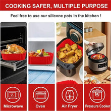 Load image into Gallery viewer, Reusable Silicone Airfryer Liner – Baking Tray &amp; Fryer Accessory
