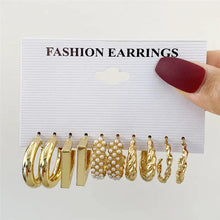 Load image into Gallery viewer, Gold Butterfly &amp; Heart Dangle Earrings Set – Acrylic Drop Jewelry for Women
