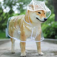 Load image into Gallery viewer, Transparent Dog Raincoat – Waterproof Hooded Pet Rainwear Jacket for Small Dogs
