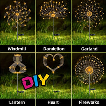 Load image into Gallery viewer, Solar Firework Garden Light – IP65 Waterproof LED Outdoor Lawn &amp; Flower Lamp with 8 Modes
