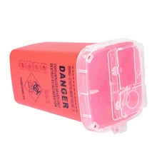 Load image into Gallery viewer, 1L Tattoo Medical Plastic Sharps Container Knife Blade Case  Needle Disposal Tips Accessories Waste Box
