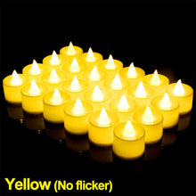 Load image into Gallery viewer, LED Candle Battery Powered Flameless Tea Candle Fake Candle Lamp Wedding Birthday Party Home Decoration Lamp Candlestick Candles
