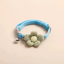 Load image into Gallery viewer, Adjustable Flower Cat Collar with Bell – Cute Breakaway Pet Collar for Kittens &amp; Small Dogs
