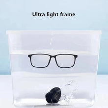 将图片加载到图库查看器，Super Light Rubber Titanium Glasses – Square Prescription Frame Unisex
