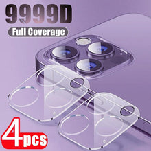 Load image into Gallery viewer, 4Pcs Full Cover Protective Glass for Iphone 14 11 12 13 Pro XS Max Camera Protector for Iphone X 11pro Max 12 13 Mini Lens films Glass  Camera Lens Protector For iPhone

