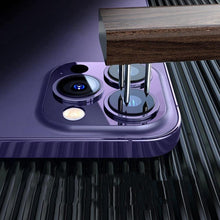 Load image into Gallery viewer, Camera Glass For Iphone 14 13 12 11 Pro Max Plus Mini Back Camera Protector Film For Iphone 12 13pro 14pro Max Lens Glass Keep Original Camera HD Glass Metal Camera Lens Cover Film For Iphone
