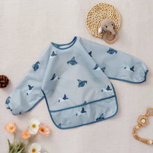 将图片加载到图库查看器，Waterproof Long Sleeve Baby Bib | Washable Feeding Bib with Full Coverage &amp; Easy Clean Design
