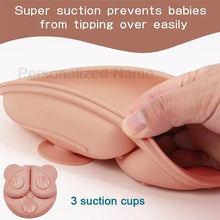 Load image into Gallery viewer, Baby Feeding Plate Set Suction Bowl Silicone Tableware 6PCS
