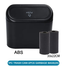 将图片加载到图库查看器，Car Trash Can (with Lid) Contains 60 (300) Garbage Bags, Small Car Trash Can, Leak-proof Mini Car Accessories
