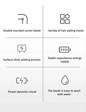 Load image into Gallery viewer, Electric Hairdresser Shaving Head Pusher Electric Pusher Clipper Hair Precision USBCharging Hair Trimmer for Men Home Appliances
