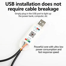 Load image into Gallery viewer, Universal 18-in-1 RGB Car Ambient Light Kit - Full Color App-Controlled Neon Strips
