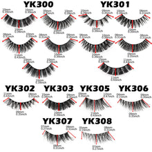 Load image into Gallery viewer, New Half Eyelashes 3D Cat Eye Lashes Clear Stem False Lashes
