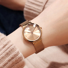 将图片加载到图库查看器，Women's Watch Japan Mov Fashion Hours Woman Lady Dress Bracelet Thin Stainless Steel Business Gift Mother's Gift No Box
