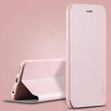 Load image into Gallery viewer, Ultra Thin Slim Case For iPhone 13 12 Case 6S 7 8 Plus X XR XS Max Flip Leather Cover For iPhone 12 11 Pro Max Case  Leather Extra Slim Phone Case With Stand Function
