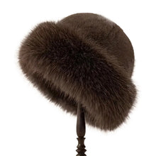 Load image into Gallery viewer, Furry Hats For Women, Autumn Winter Korean Style Warm Hats, Solid Color Flattering Mongolian Hats, Thickened Winter Outfits
