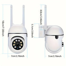 Load image into Gallery viewer, Ease Life APP Wireless 1080P HD Indoor/Outdoor WiFi Security Camera, Color Night Vision, 2-Way Audio, 360° Black Y108
