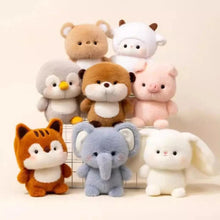 Load image into Gallery viewer, 16cm Plush Companion Doll – Soft Capybara &amp; Elephant Stuffed Toy
