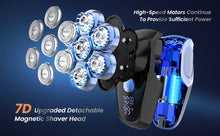 Load image into Gallery viewer, 5 in 1 Electric Head Shaver for Bald Men 7D Floating Cutter Beard Trimmer Clipper Waterproof Shaving Men Grooming Kit

