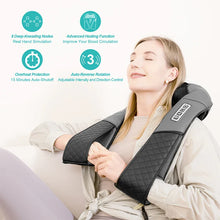 Load image into Gallery viewer, Medcursor Electric Neck And Back Massager Neck And Shoulder Kneading Massage Pillow Neck Cervical Back Massage Shawl
