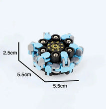 将图片加载到图库查看器，Deformable Fidget Spinner Chain Toy – Intelligent Stress Relief Finger Gyro for Kids &amp; Adults
