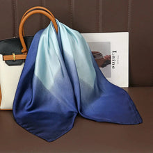 Load image into Gallery viewer, Luxury Satin Silk Square Scarf – Shawl, Hijab &amp; Fashion Wrap 2023
