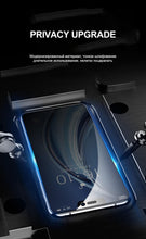 将图片加载到图库查看器，Full Cover Ceramics Privacy Glass For iPhone 12 11 13 Pro Max mini Screen Protector For iPhone XS MAX X XR 8 7 6 6S Plus SE 2020 Privacy Tempered Glass Screen Protector Alignment Frame Bubble Free Case Friendly Glass Screen Protector For iPhone
