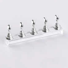 Load image into Gallery viewer, Magnetic Nail Holder Set - 5/30pcs False Nail Tip Practice Stand with Crystal Base
