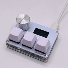 Load image into Gallery viewer, O3C SayoDevice OSU O3C Rapid Trigger Hall Switches Magnetic Pink Switches Keyboard With Knob Screen Copy Paste Shotcut
