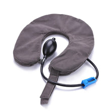 Load image into Gallery viewer, 3 Layer Inflatable Neck Massage Pillow Healthcare Neck Relaxation Cervical Device Traction Drop Collar Therapy Pain Relief
