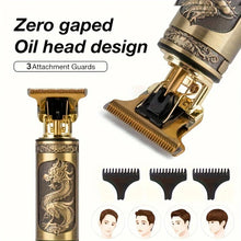 Load image into Gallery viewer, Pure metal body T9 high quality hairdresser hair salon professional razor household shaving small appliances send gift box
